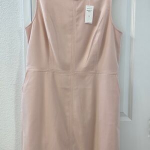 NWT: Banana Republic LUXE BRUSH TWILL SHIFT DRESS